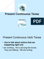 Present Continuous Tense New