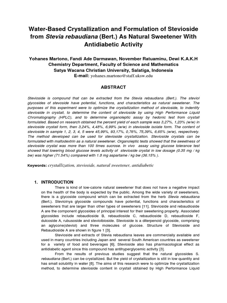 Water Based Crystallization and Formulat | PDF | High Performance ...