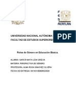 Roles de Género en Educación Básica