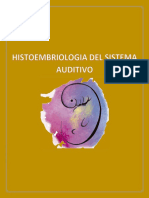 Histoembriologia Del Sistema Auditivo