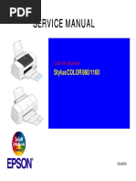 EPSON Stylus Color ESC P2 P860 Service Manual