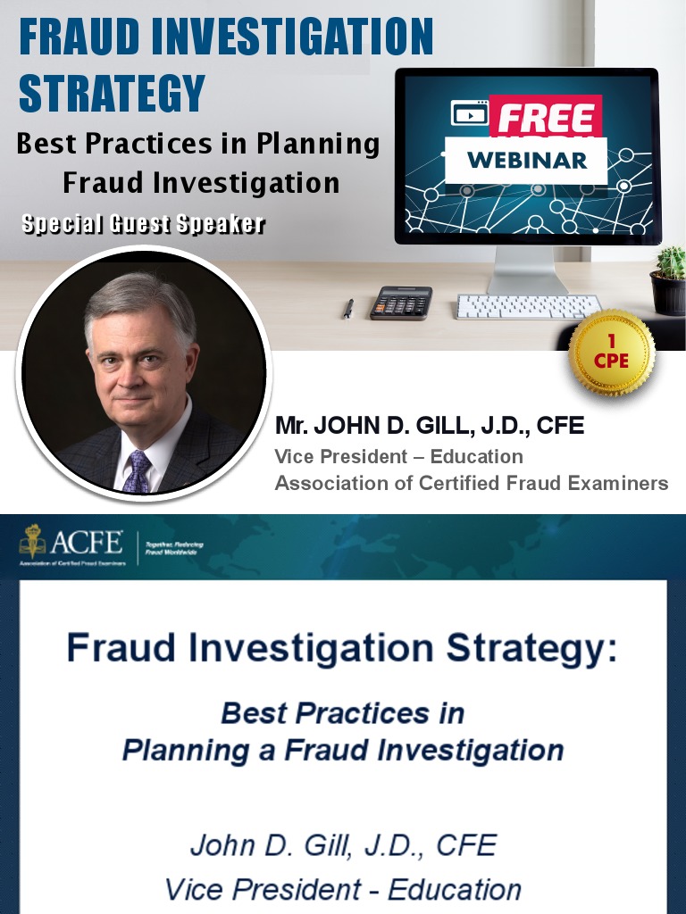 CFE-Investigation Examsfragen