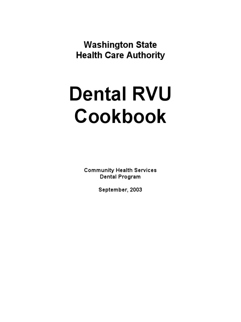 Dental RVU Codes Overview | PDF | Periodontology | Dentures