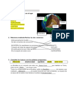 Trabajo de Biologia Capas de La Tierra