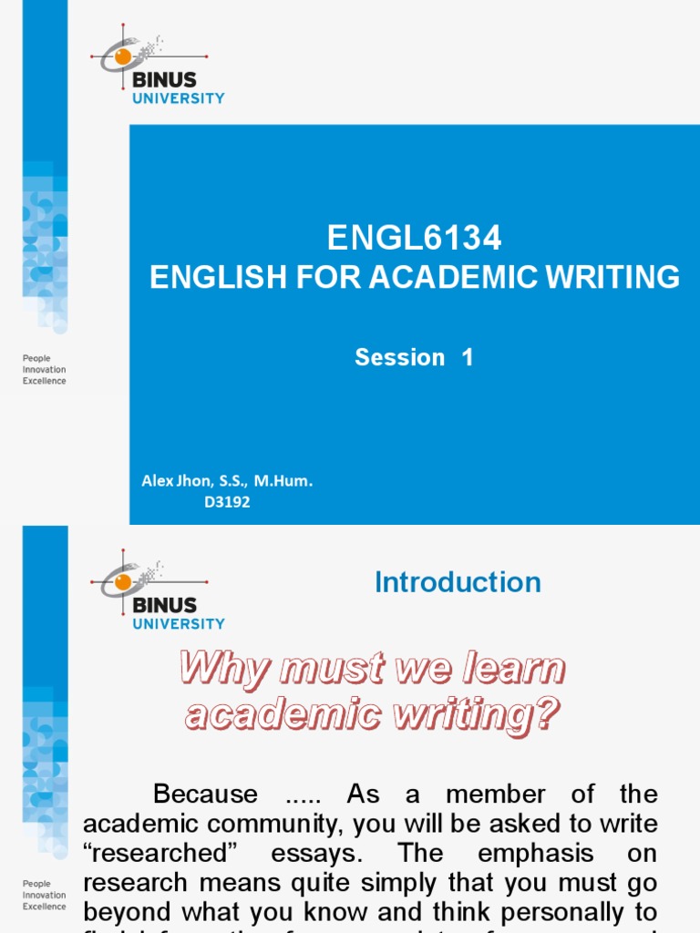 MOOC+ +English+for+Academic+Writing+ +Alex+Jhon+ +session+01 | PDF ...