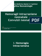 Hemoragii intracraniene. Convulsii