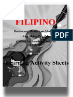 Filipino - 10 (January 25-29,2021)