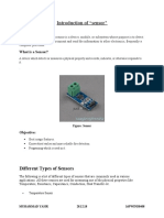 Introduction of "Sensor": Different Types of Sensors