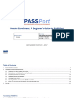 UserManual-Vendors Beginners Guide To PASSPort