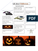 Halloween Conversation Questions Conversation Topics Dialogs Fun Activities Games P - 91758