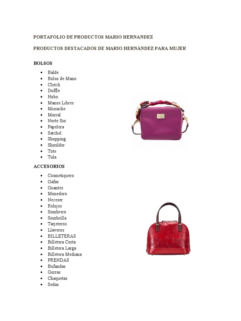Mario Hernandez PDF Ropa Moda