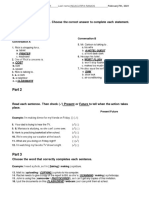 Listening and reading comprehension test answers