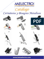 Catalogo de Bisagras