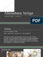 CASE Ku - Alternobaric Vertigo