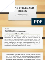 Land Titles and Deeds - Powerpoint