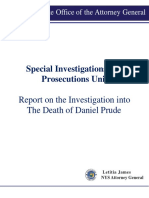 Report On The Investigation Into The Death of Daniel Prude