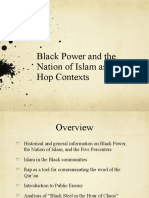 Black Power and Hip Hop's Connection to Islam