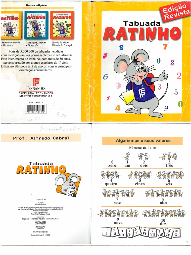 Tabuada Ratinho | PDF