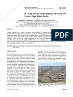 Calibration of HEC-RAS Model On Prediction of Flood For Lower Tapi River, India