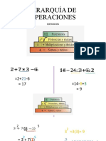 Jerarquía de Operaciones