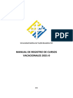 Manual de Registro de Cursos 2021-0 Ex Uladech