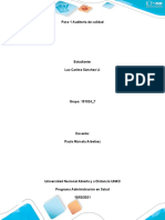 Auditoría calidad IPS