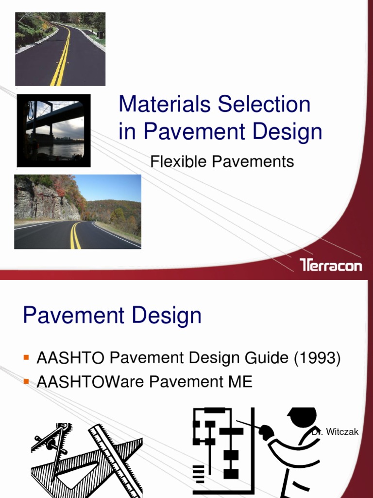 Pavement Design Materials Selection Guide | PDF | Road Surface ...
