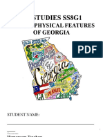 Ga Studies Ss8G1: Unit 1C: Physical Features of Georgia