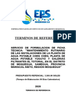 TR Formulacion Ficha Tecnica Mantenimiento Ptap Chen Chen, Yunguyo, Galerias