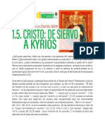 CL EU 1.5. Cristo de Siervo Kyrios