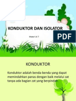 Konduktor Dan Isolator