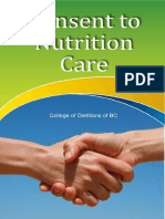 Consent To Nutrition Care: College of Dietitians of BC