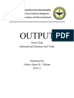Output: 3044-OM6 International Business and Trade