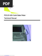 Focus KWH Solid-State Meter Technical Manual: Downloaded From Manuals Search Engine