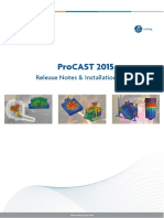 ProCAST 2015.0 ReleaseNotes