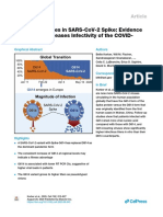 Tracking Changes in SARS-CoV-2 Spike