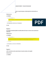 Evaluación Unidad 3 - Comercio Internacional