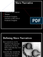 The Slave Narrative Notes