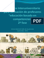 10. Formulación de Competencias Programa Interuniversitario