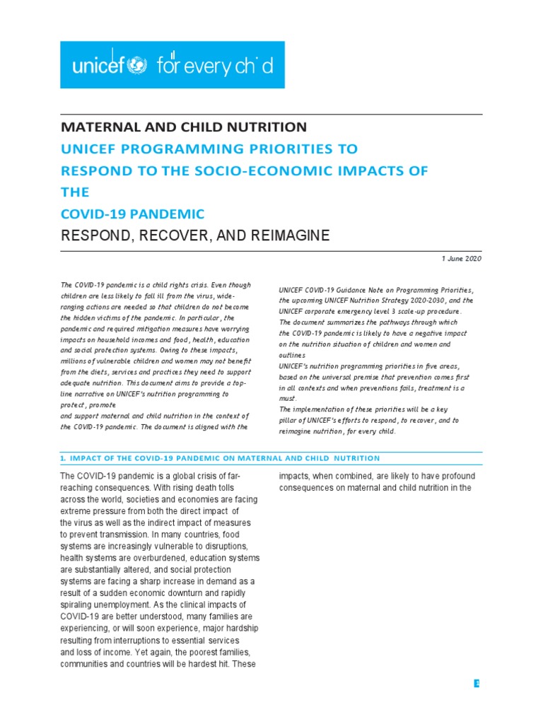 Maternal and Child Nutrition | PDF | Malnutrition | Breastfeeding