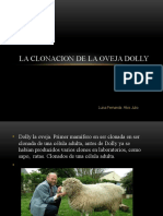 LA CLONACION DE LA OVEJA DOLLY Lu