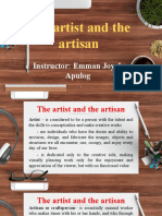 The Artis and The Artisan