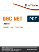 Ugc Net: Sample Questions