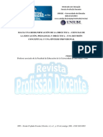 Garrido Pimenta (2001) - Hacia Una Resignificación de La Didáctica Ciencias de La Educación, Pedagogía - Didáctica
