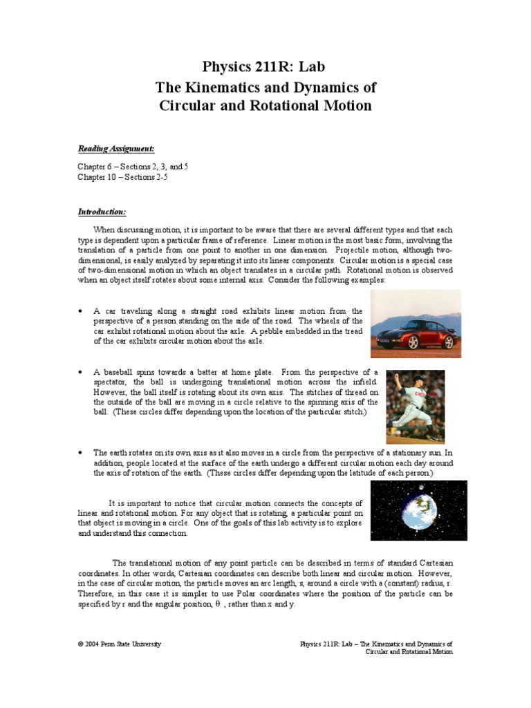 Rotational Kinematics and Dynamics | PDF | Acceleration | Rotation ...