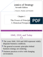 Economics of Strategy: The Power of Principles: A Historical Perspective