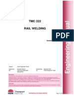 NSW TMC 222 - Rail Welding (2012)