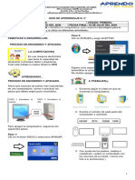 Guia 3 y 4. INFORMATICA. Grado 1° - JULIO