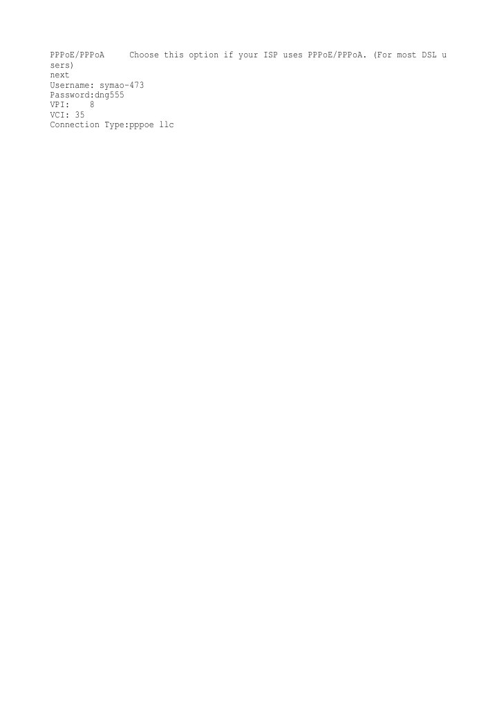 PPPoE/PPPoA Setup Guide for DSL Users | PDF