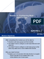 Module 31: Configuring Multi-Value Groups